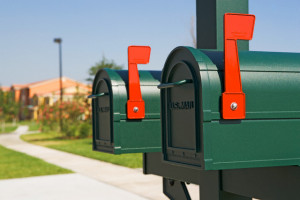 Close up of mailboxes --- Image by © Fotog/Tetra Images/Corbis
